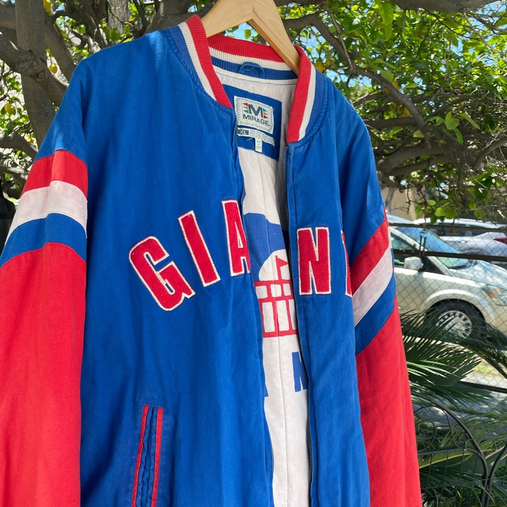 Vintage New York Giants Mirage Throwback Jacket